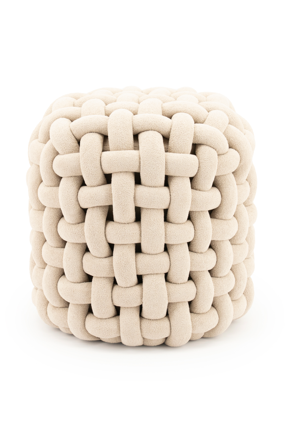 Chunky Woven Stool | By-Boo Poofie | Oroa.com