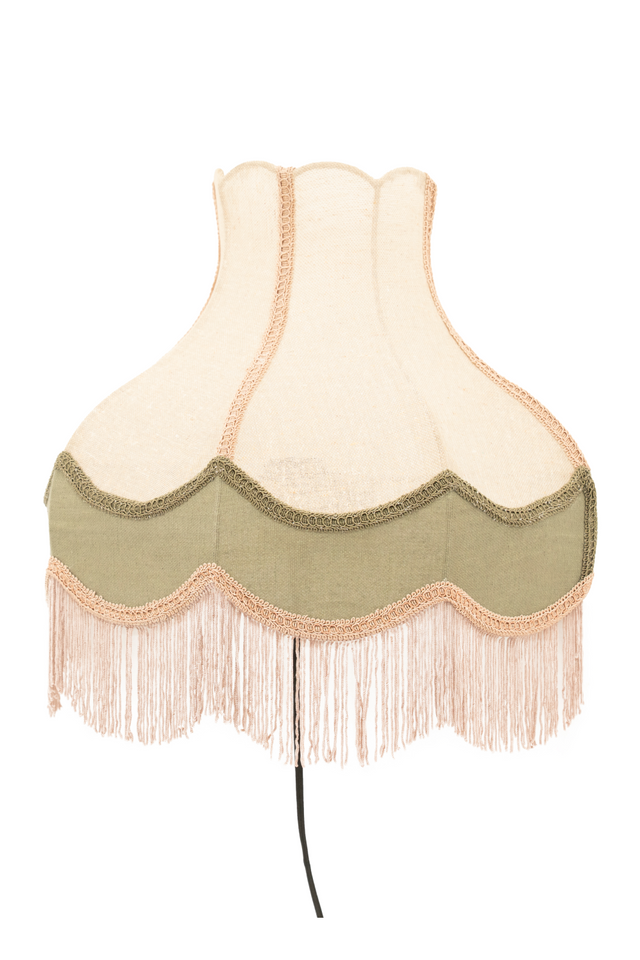 Jute Fringed Wall Lamp | By-Boo Fringaloo | Oroatrade.com