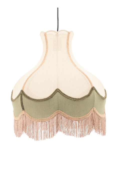 Jute Fringed Pendant Lamp | By-Boo Fringalooo | Oroa.com