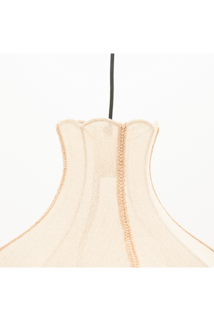 Jute Fringed Pendant Lamp | By-Boo Fringalooo | Oroa.com