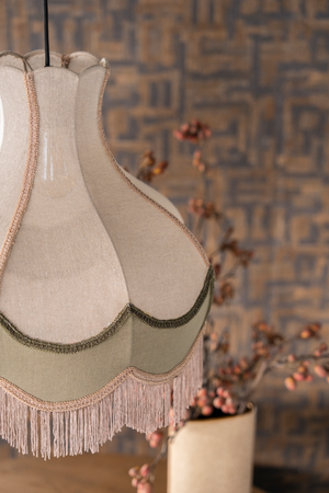 Jute Fringed Pendant Lamp | By-Boo Fringalooo | Oroa.com