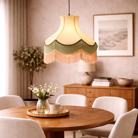   Jute Fringed Pendant Lamp | Oroa.com