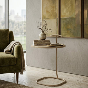   Lacquered Iron Side Table | Oroa.com