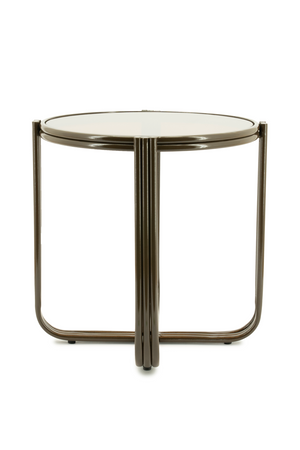 Cruciform Base Glass Side Table | By-Boo Groovy | Oroa.com