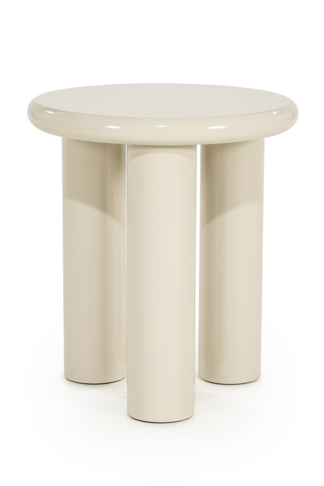 High-Gloss Round Side Table | By-Boo Bloop | Oroa.com