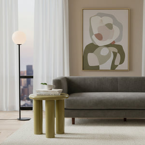 High-Gloss Round Side Table | By-Boo Bloop | Oroa.com