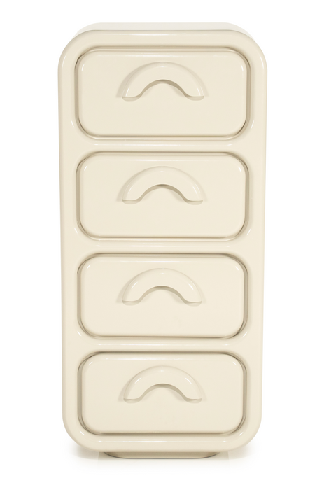   High-gloss 4-Drawer Cabinet L | Oroa.com