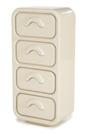   High-gloss 4-Drawer Cabinet L | Oroa.com