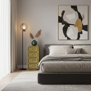   High-gloss 4-Drawer Cabinet L | Oroa.com