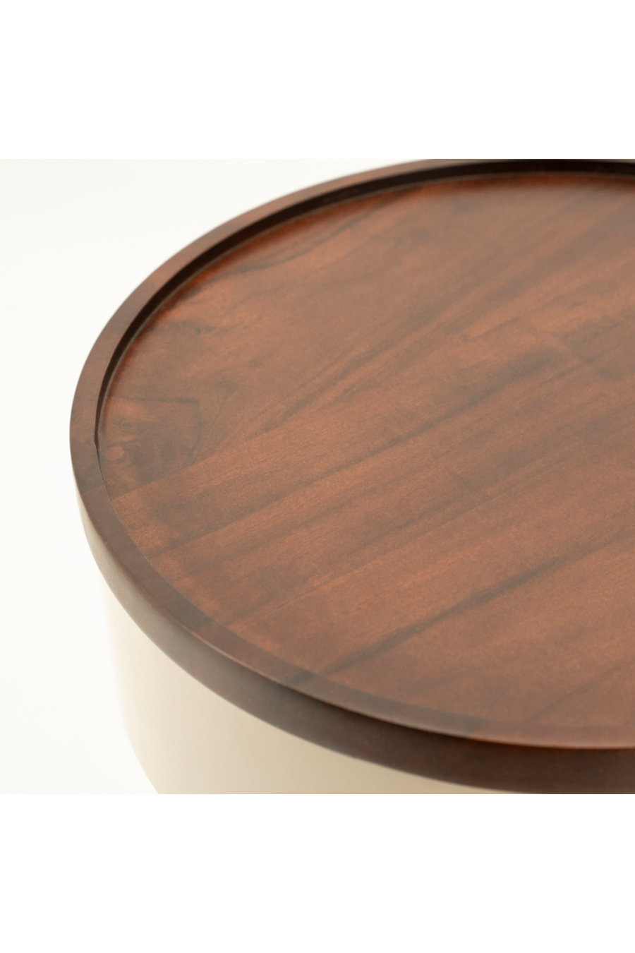 Top surface with wood veneer