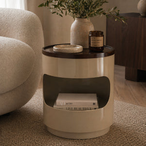   Round Oak Side Table | Oroa.com