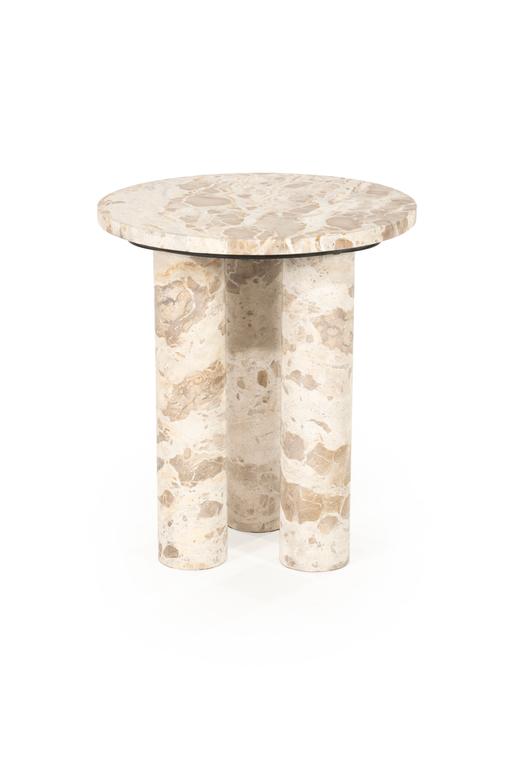 Marble Round Side Table | By-Boo Marmo | Oroa.com