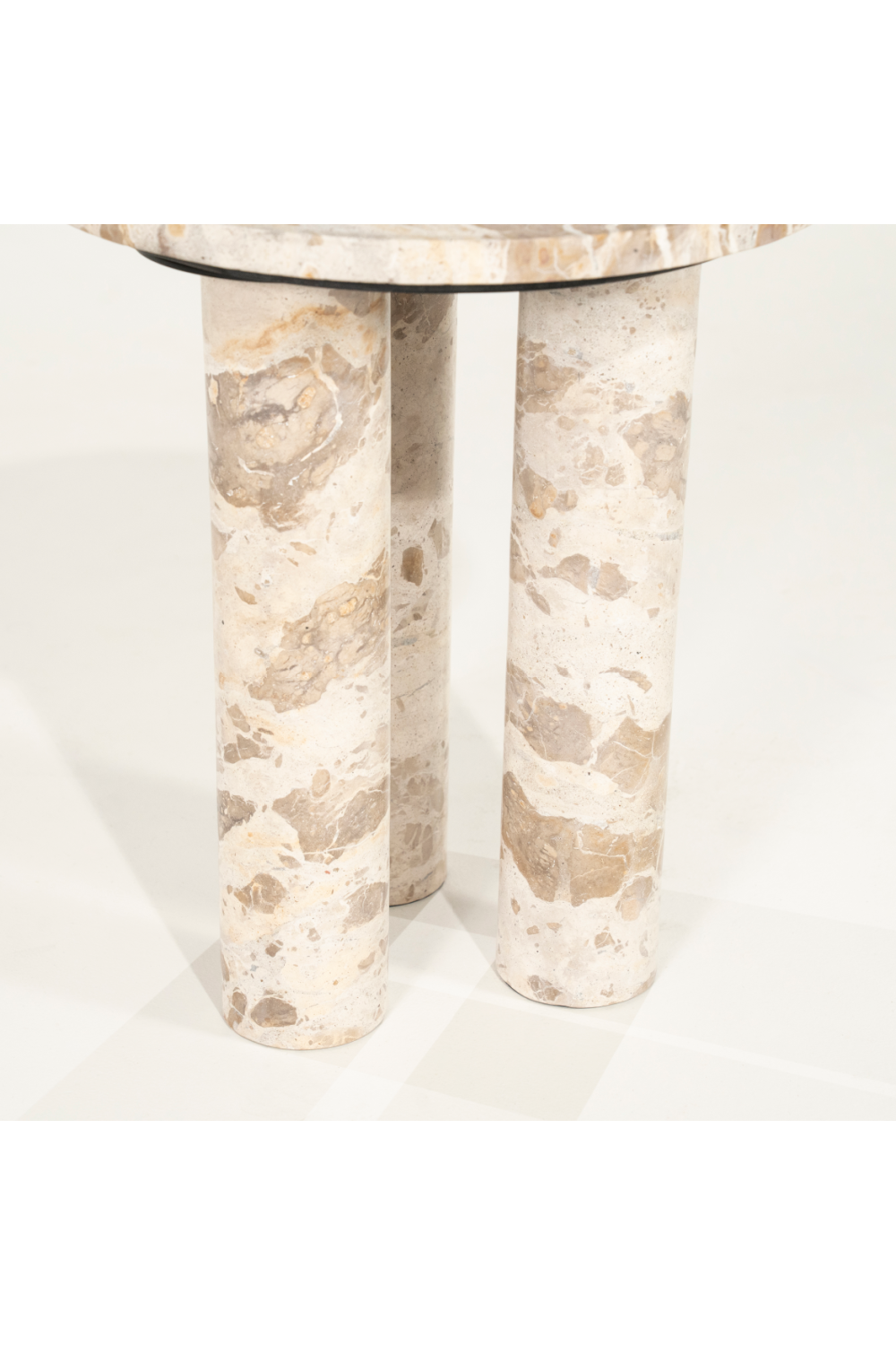 Marble Round Side Table | By-Boo Marmo | Oroa.com