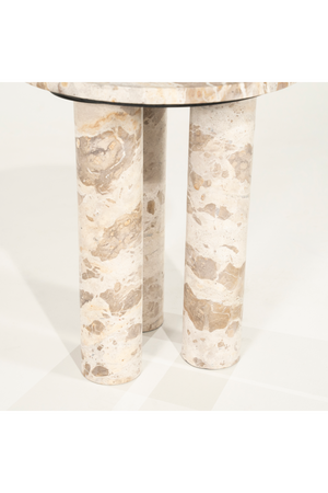 Marble Round Side Table | By-Boo Marmo | Oroa.com