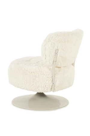 Round Furry Swivel Chair | By-Boo Furlo | Oroa.com