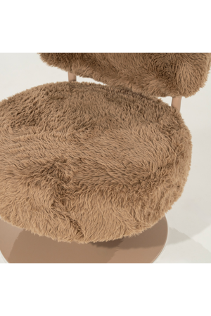 Round Furry Swivel Chair | By-Boo Furlo | Oroa.com