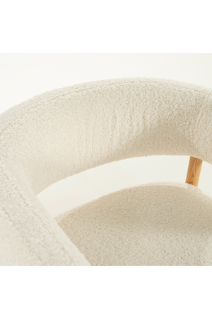 Oak Framed Curve Lounge Chair | By-Boo Cozy | Oroa.com