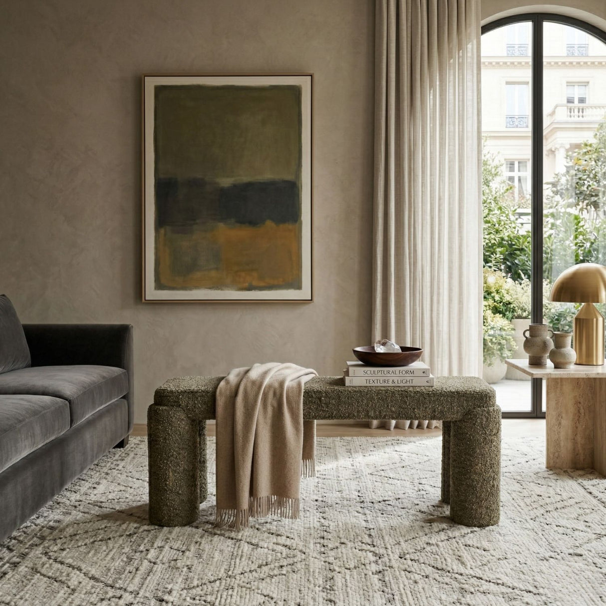   Fully-Upholstered Bench | Oroa.com