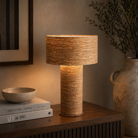   Cork Wrapped Table Lamp | Oroa.com