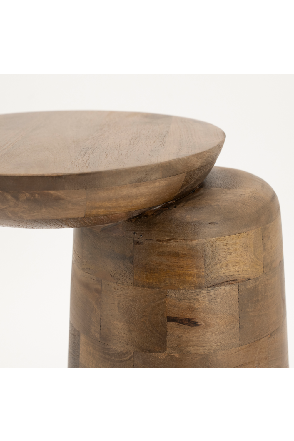Lacquered Wood Asymmetric Side Table | By-Boo Woomble | Oroa.com