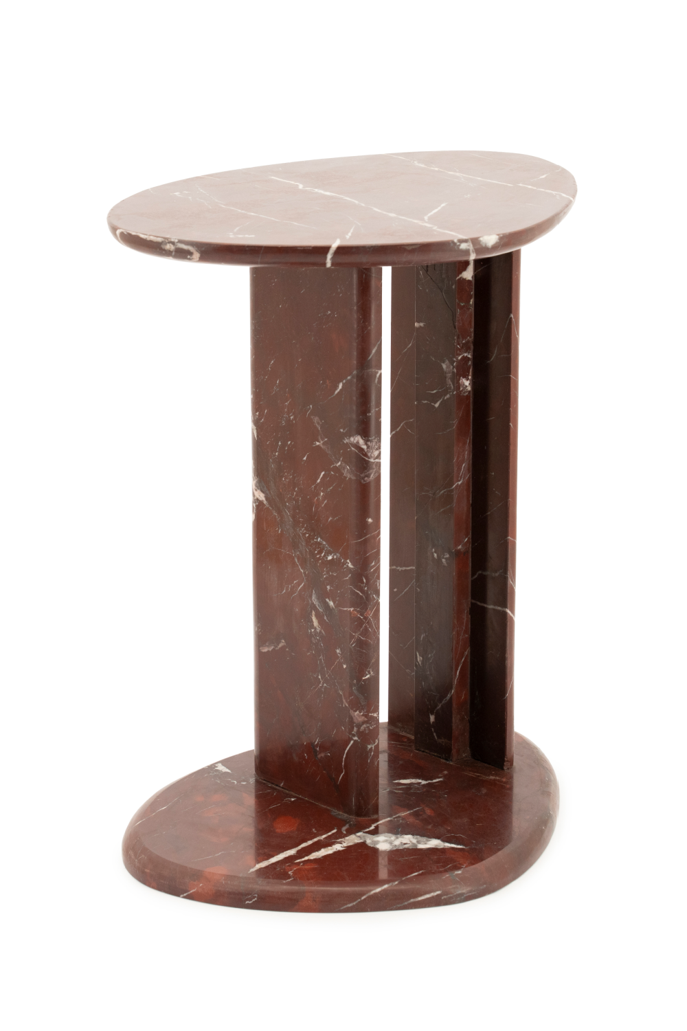 Polished Marble Side Table | By-Boo Lior | Oroa.com