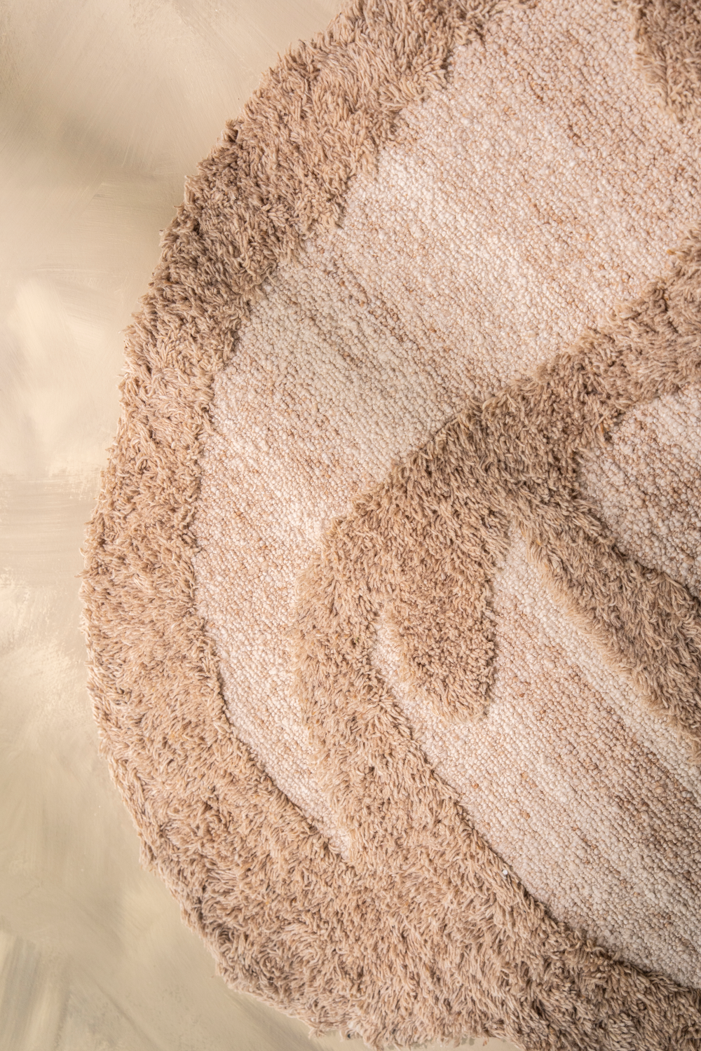 Beige Wool Wall Decor | By-Boo Kaaba | Oroa.com