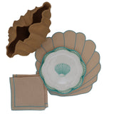 Balearic Blu Starter Plate - Case of 12 Plates (+3 Bonus Plates)