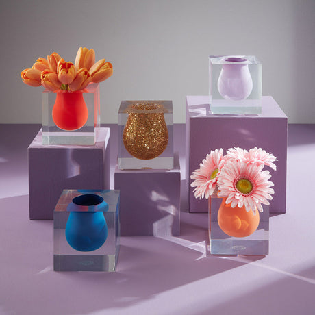 Gold Mini Scoop Vase | Jonathan Adler Bel Air | Oroa.com