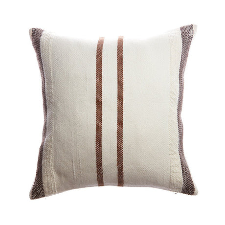 Handwoven Wool Striped Pillow | Homelosophy Border
