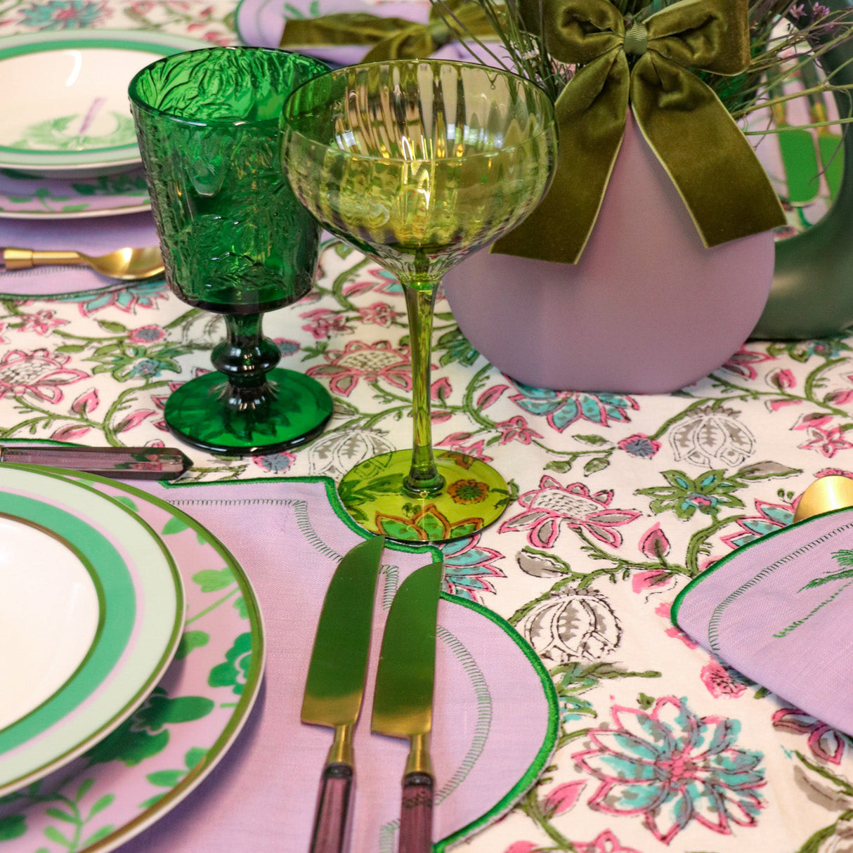 Botanic Imprinted Chalice - Set of 6 - Drinkglasses
