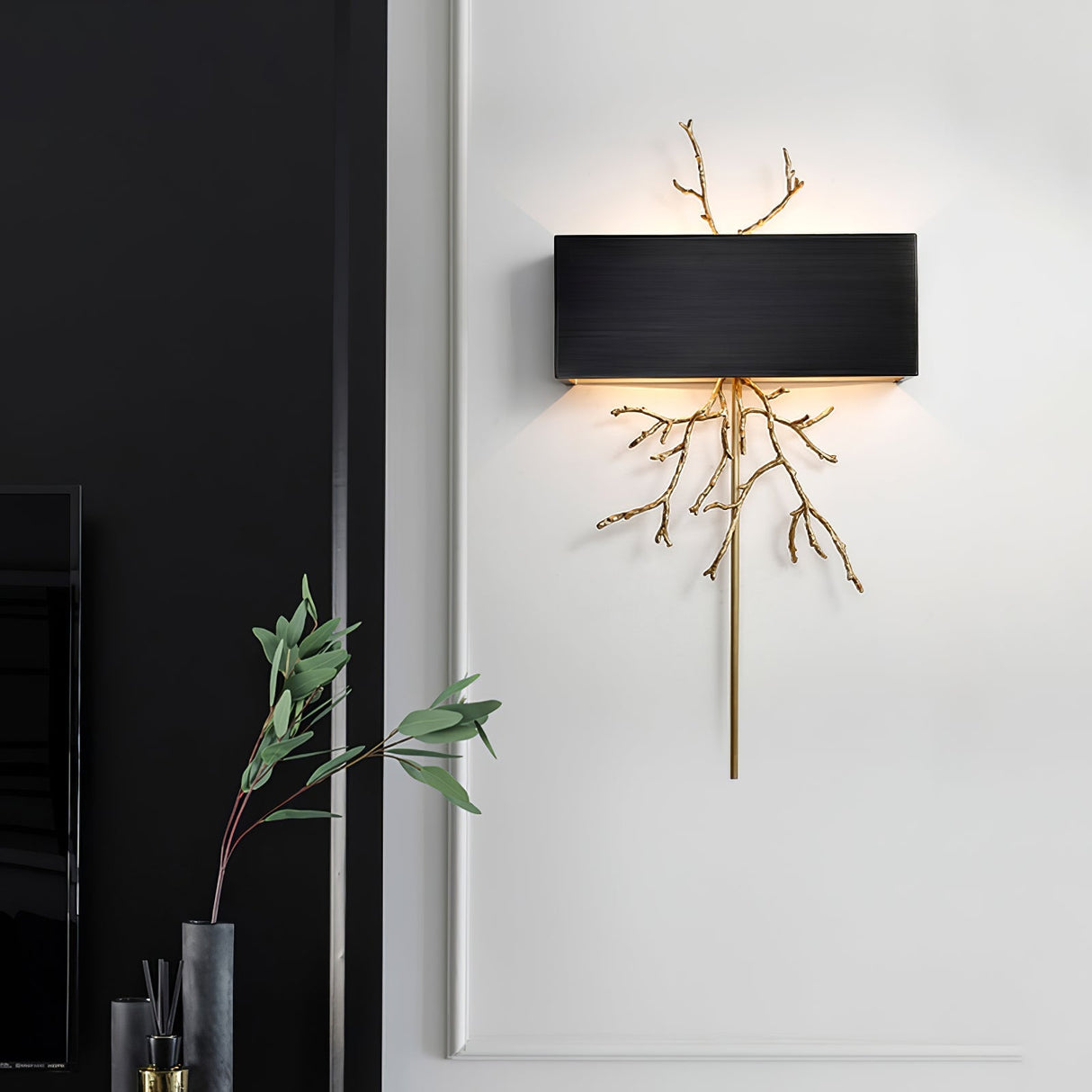 Brass Branch Wall Lamp - OROA