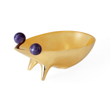 Amethyst Accent Brass Bowl | Jonathan Adler Frog | Oroa.com