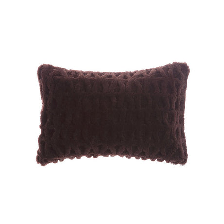 Natural Shearling Throw Pillow | Homelosophy Amanda