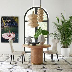 White Porcelain Decorative Object | Jonathan Adler Utopia Sun | Oroa.com