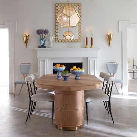 Hand-Painted Stoneware Pedestal Bowl M | Jonathan Adler Chroma | Oroa.com