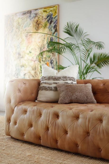 Merino Wool Throw Pillow | Homelosophy Bubble Boho