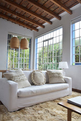 Bubble Boho Throw Pillow