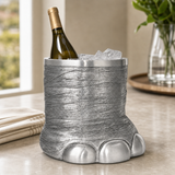 Pewter Elephant Foot Ice Bucket - OROA