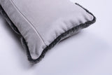 Shearling & Leather Lumbar Pillow