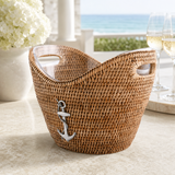 Hand-Woven Rattan Anchor Ice Tub - OROA