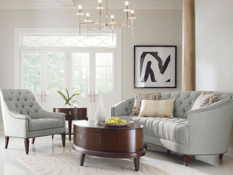 Tufted Lounge Chair | Caracole Classic Elegance | Oroa.com