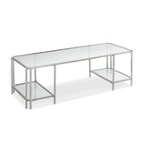 Reflective Glass Coffee Table | Caracole Cheryl