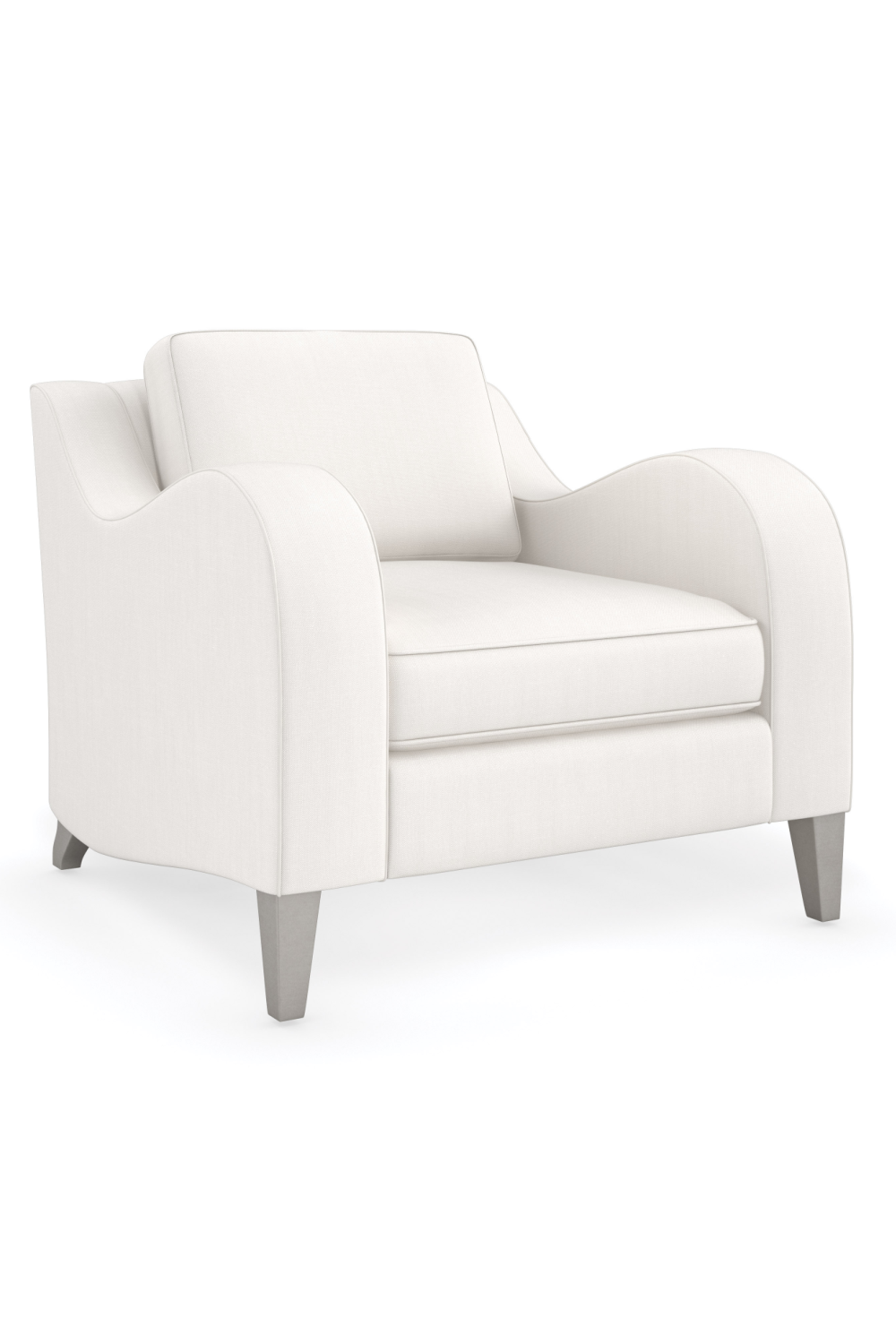 Sloping Arm Lounge Chair | Caracole Victoria | Oroa.com