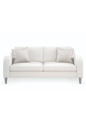 White Modern Classic Sofa | Caracole Victoria | Oroa.com