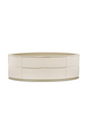 Oval White Cocktail Table | Caracole Adela | Oroa.com