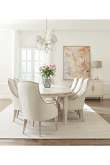 Cream Boucle Side Chair | Caracole Adela