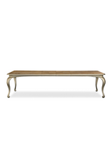 Silkscreened Extendable Dining Table | Caracole Rectangle