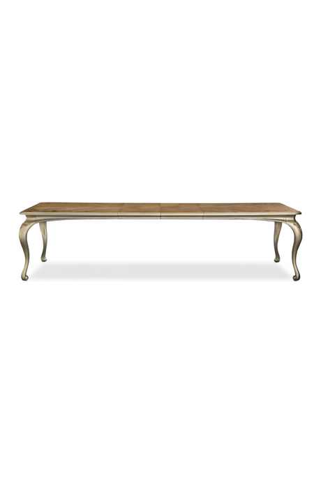 Silkscreened Extendable Dining Table | Caracole Rectangle