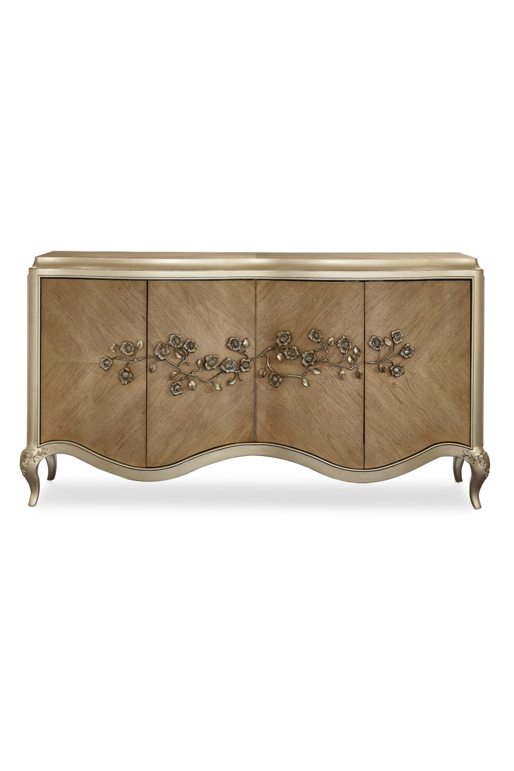 Carved Floral Buffet