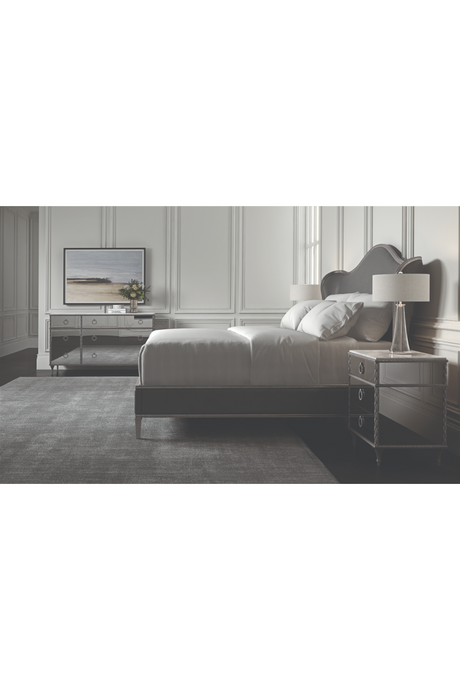 Mirrored 3-Drawer Nightstand | Caracole Fontainebleau | Oroa.com